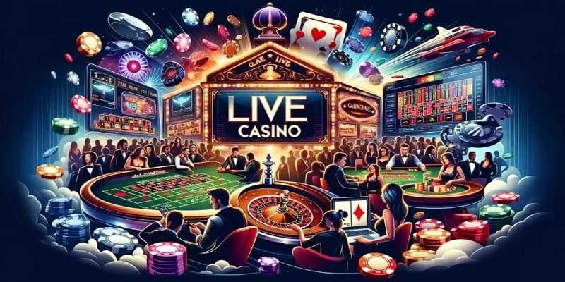 Khám phá đa dạng các trò chơi có tại live casino