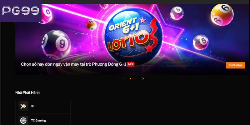 Xổ số siêu tốc PG99 quay thần tốc, trúng thưởng lớn